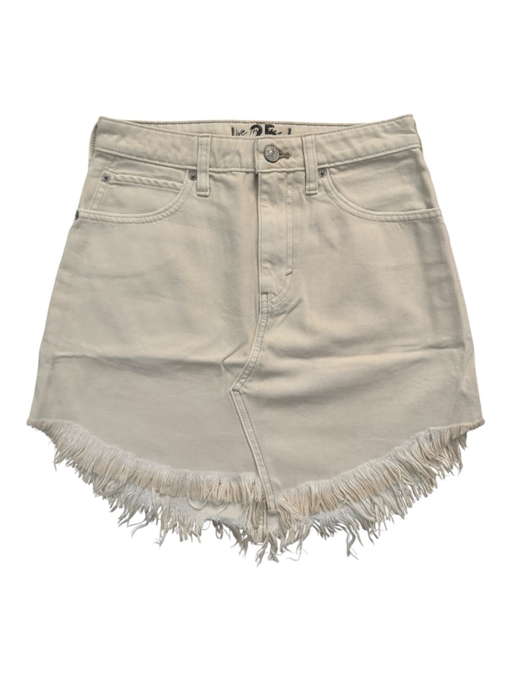 NWT Free People Bailey Denim Mini skirt Size 25